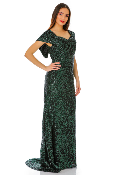Rochie tull paietat T-66